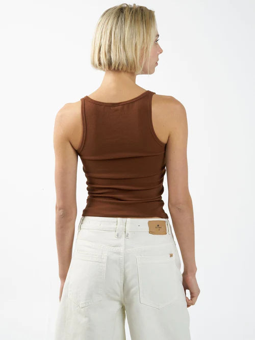 THRILLS - Minimal Thrills Scoop Tank - CHESTNUT