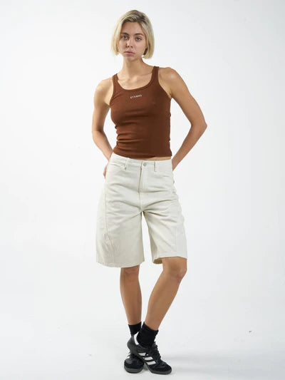 THRILLS - Minimal Thrills Scoop Tank - CHESTNUT