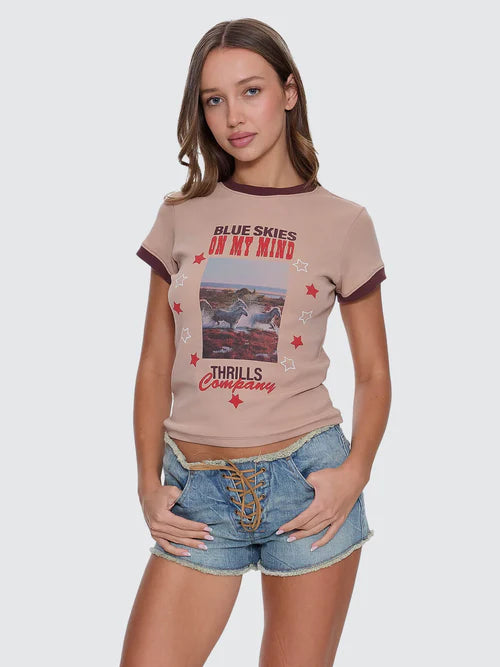 THRILLS - On my Mind Club Tee - STONE