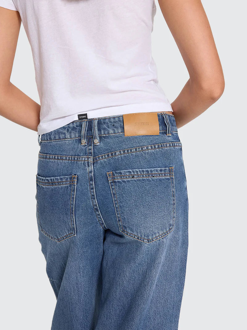 THRILLS - Billie Low Rise Baggy Jean - DARKER DUST BLUE
