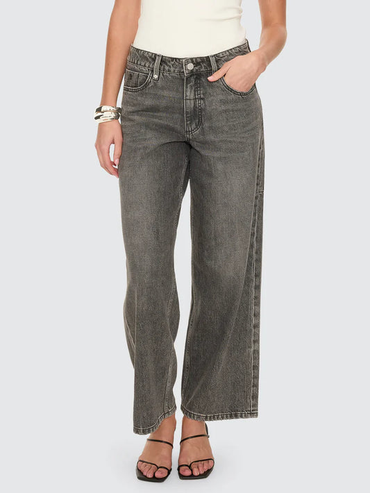 THRILLS - Billie Low Rise Baggy Jean - NIGHTHAWK GREY