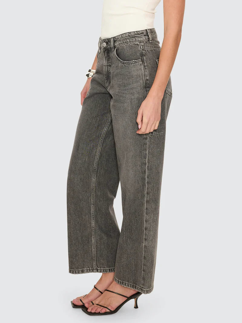 THRILLS - Billie Low Rise Baggy Jean - NIGHTHAWK GREY