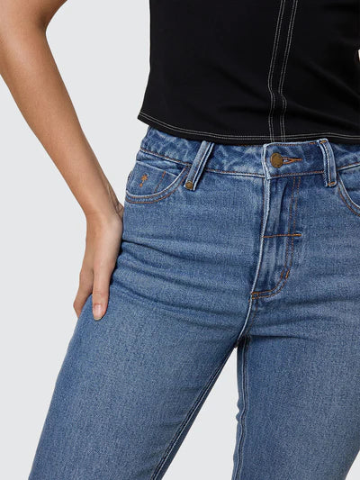THRILLS - Alicia Low Rise Stretch Bootcut Jean - STONED BLUE