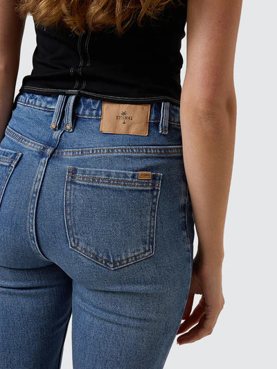 THRILLS - Alicia Low Rise Stretch Bootcut Jean - STONED BLUE