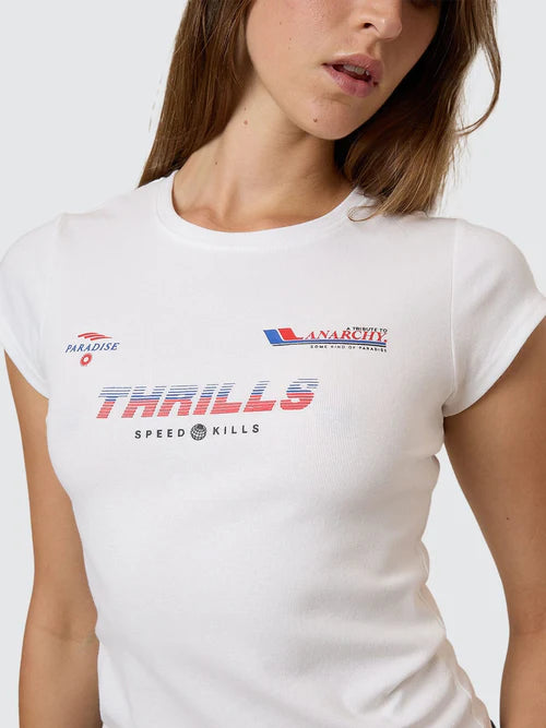 THRILLS - Anarchy In Paradise Club Tee - DIRTY WHITE