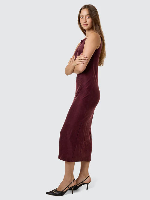 THRILLS - Kathleen Slip Dress - Mahogany