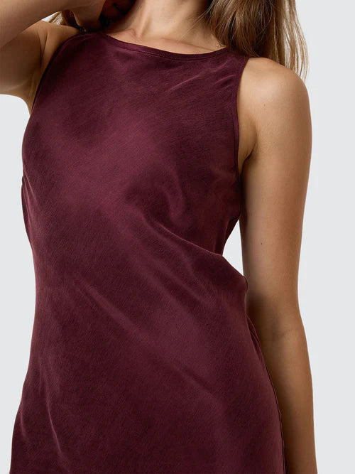 THRILLS - Kathleen Slip Dress - Mahogany