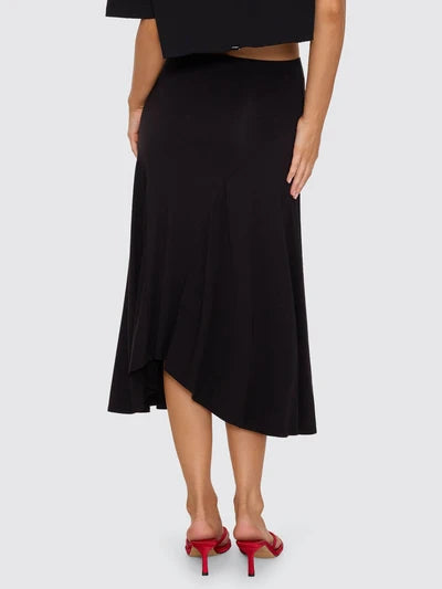 THRILLS - Sienna Midi Skirt - BLACK