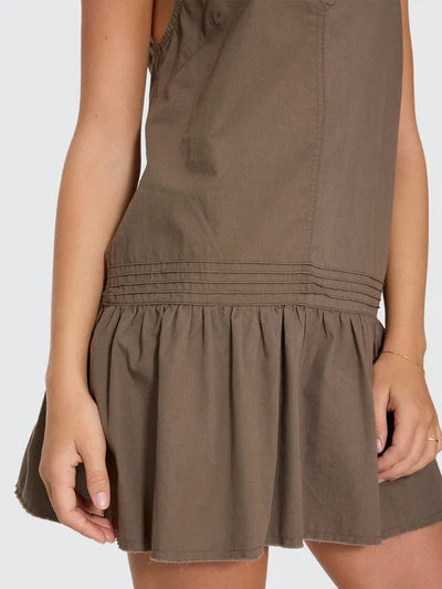 THRILLS - Avery Mini Dress - OLIVE
