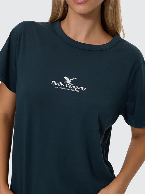 THRILLS - Haven For The Reckless Relaxed Tee - Jasper Green