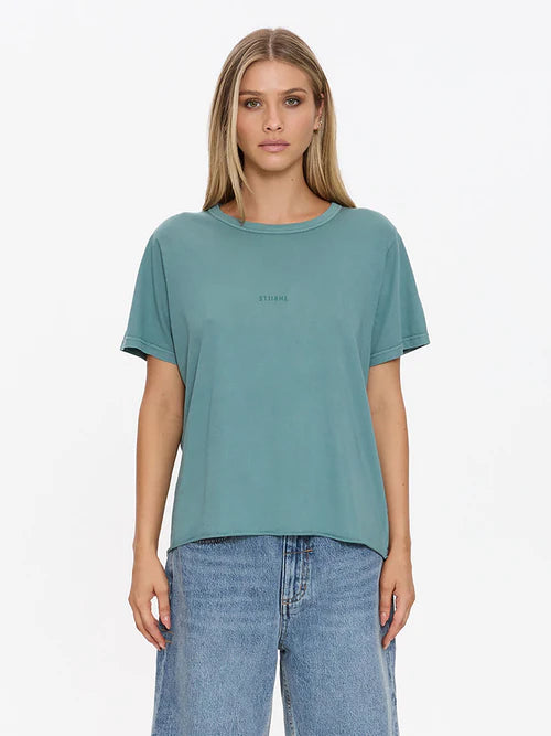 THRILLS - Minimal Thrills Relaxed Tee - GREEN COAST