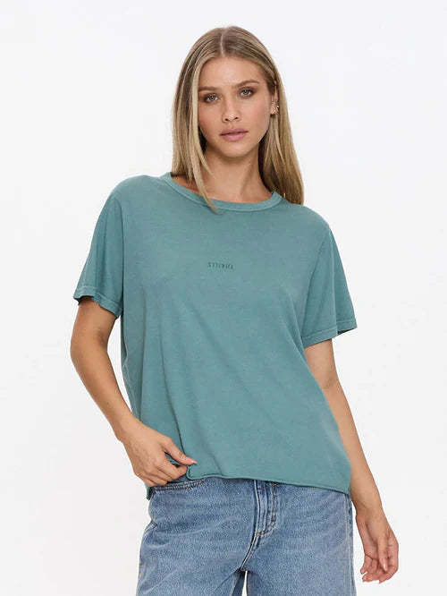 THRILLS - Minimal Thrills Relaxed Tee - GREEN COAST