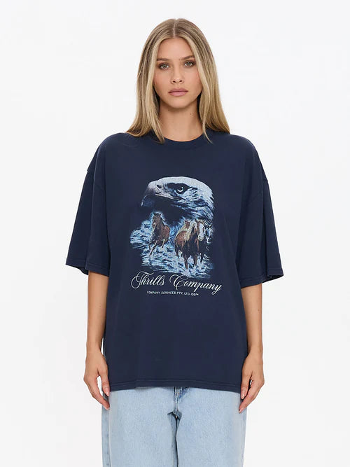 THRILLS - Superior Power Oversized Tee - Total Eclipse