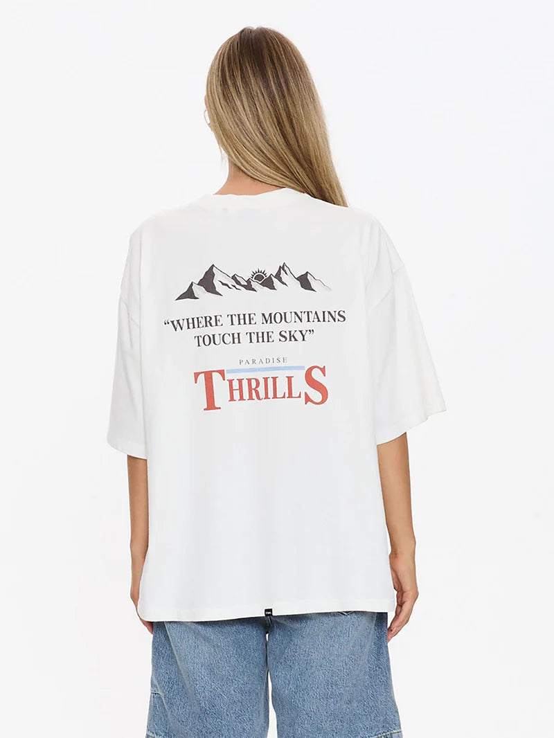 THRILLS - Touch The Sky Oversized Tee Dirty White