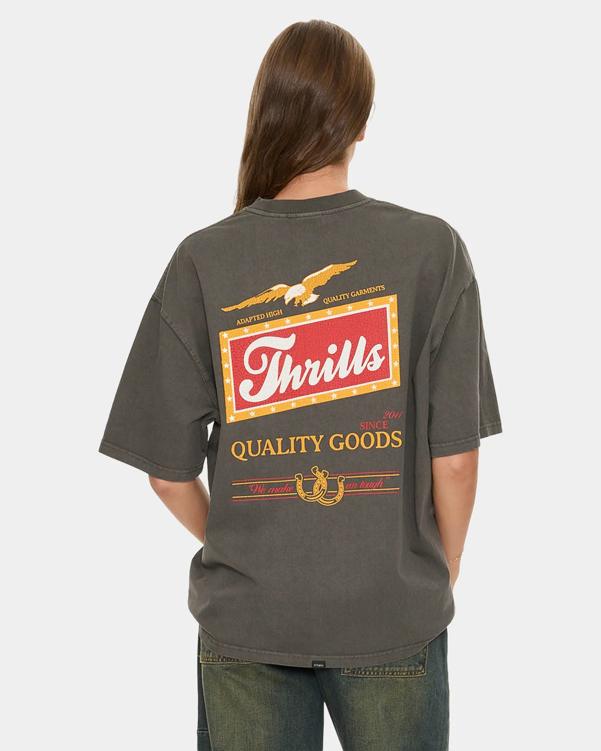 THRILLS - Make Em Tough Oversized Tee - MERCH BLACK
