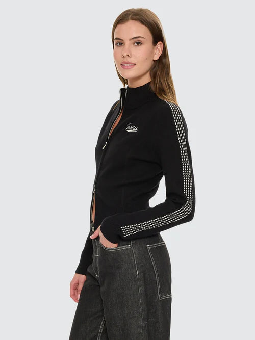 THRILLS - Final Call Zip Knit Sweater - Black