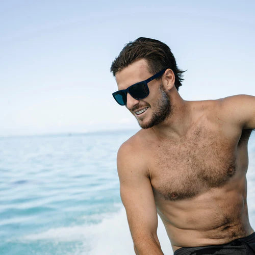 I-SEA EYEWEAR - WYATT - BLACK / SMOKE POLARISED LENS