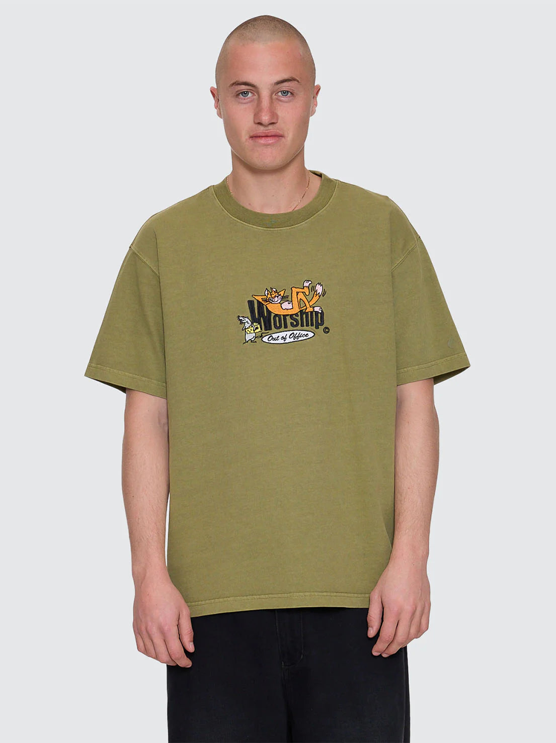 WORSHIP - Out of Office Tee - Cali Green