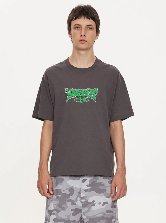 WORSHIP - Whisp Tee - Worn Black