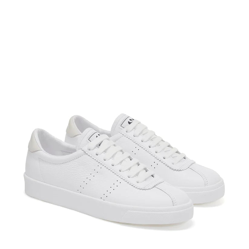 SUPERGA - 2843 CLUB S COMFORT LEATHER - TOTAL WHITE