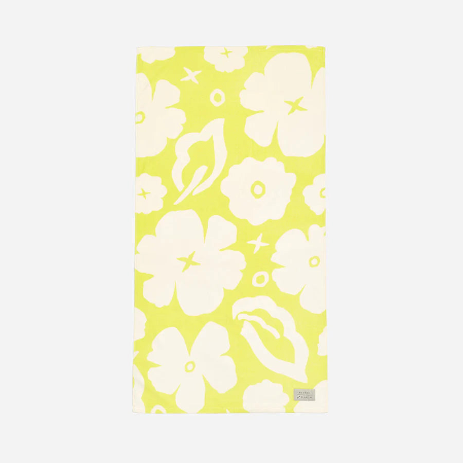 SLOWTIDE - XOXO Beach Towel - Citron | Coco Ho x Slowtide