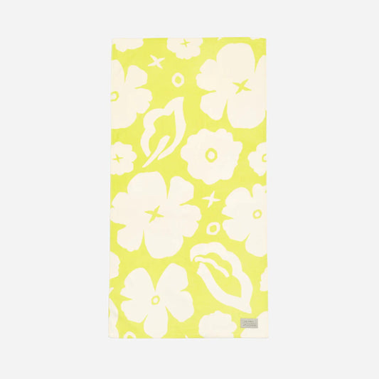 SLOWTIDE - XOXO Beach Towel - Citron | Coco Ho x Slowtide