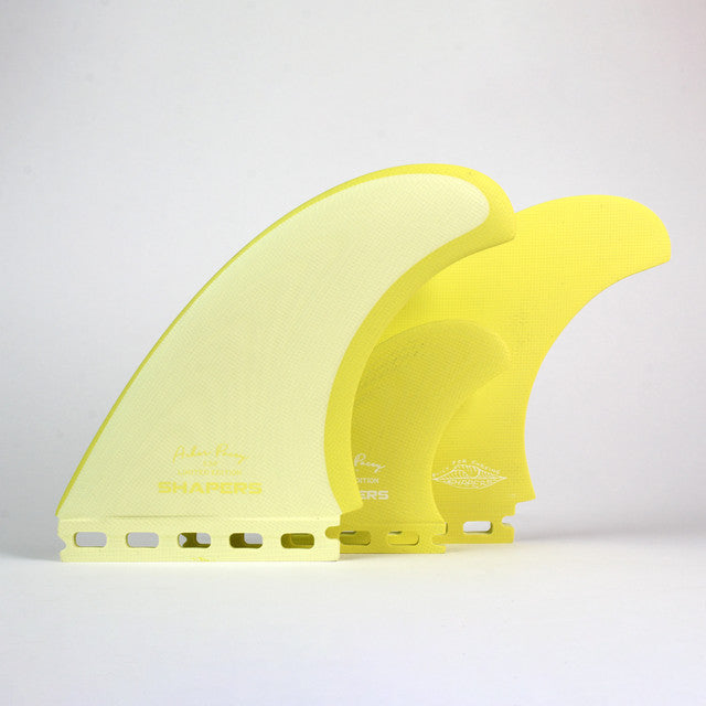 FUTURES Asher Pacey 5.59" Twin Fin Set - Lemon Sorbet