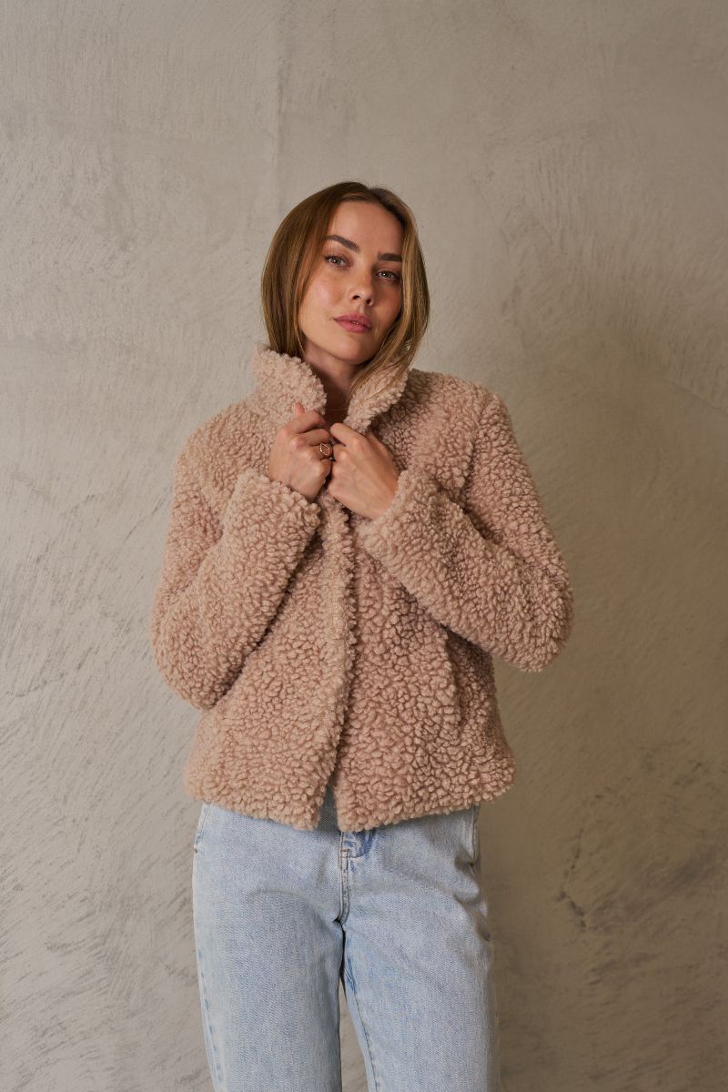 VALERIA LABEL -  BAILEY  JACKET - BEIGE