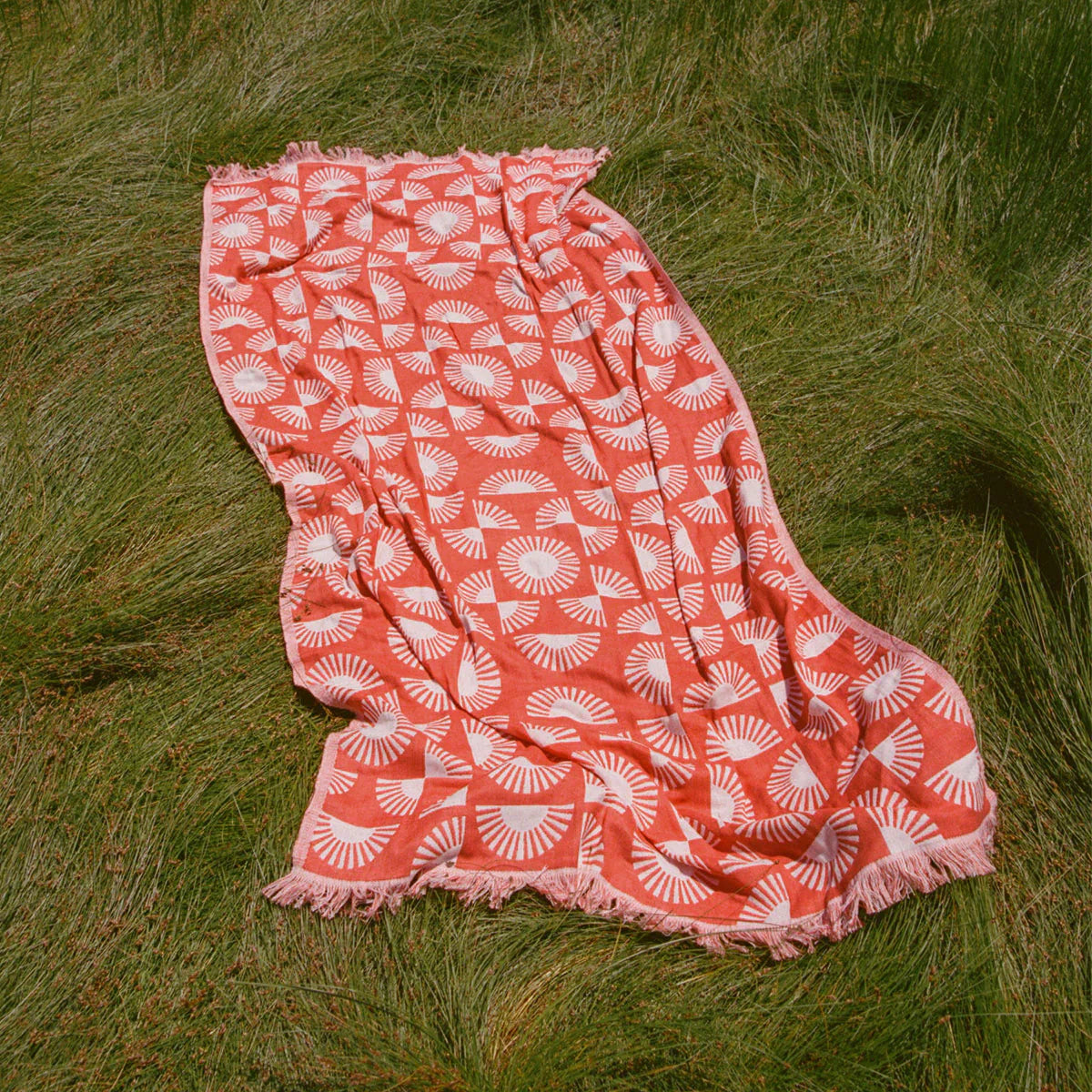 SLOWTIDE - Cheyenne Driftweave Turkish Towel - SUNBURNT