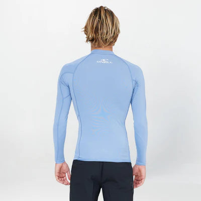 O'NEILL  - Clean & Mean L/S Rash Vest - Faded Denim