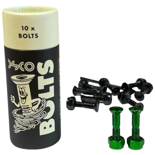 DSCO Bolts Allen 7/8 Inch 8 x Black 2 x Green