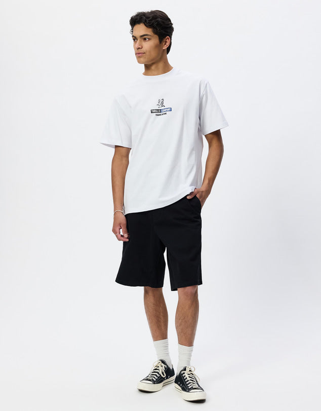 THRILLS - Stagger Big Slacker Short - BLACK