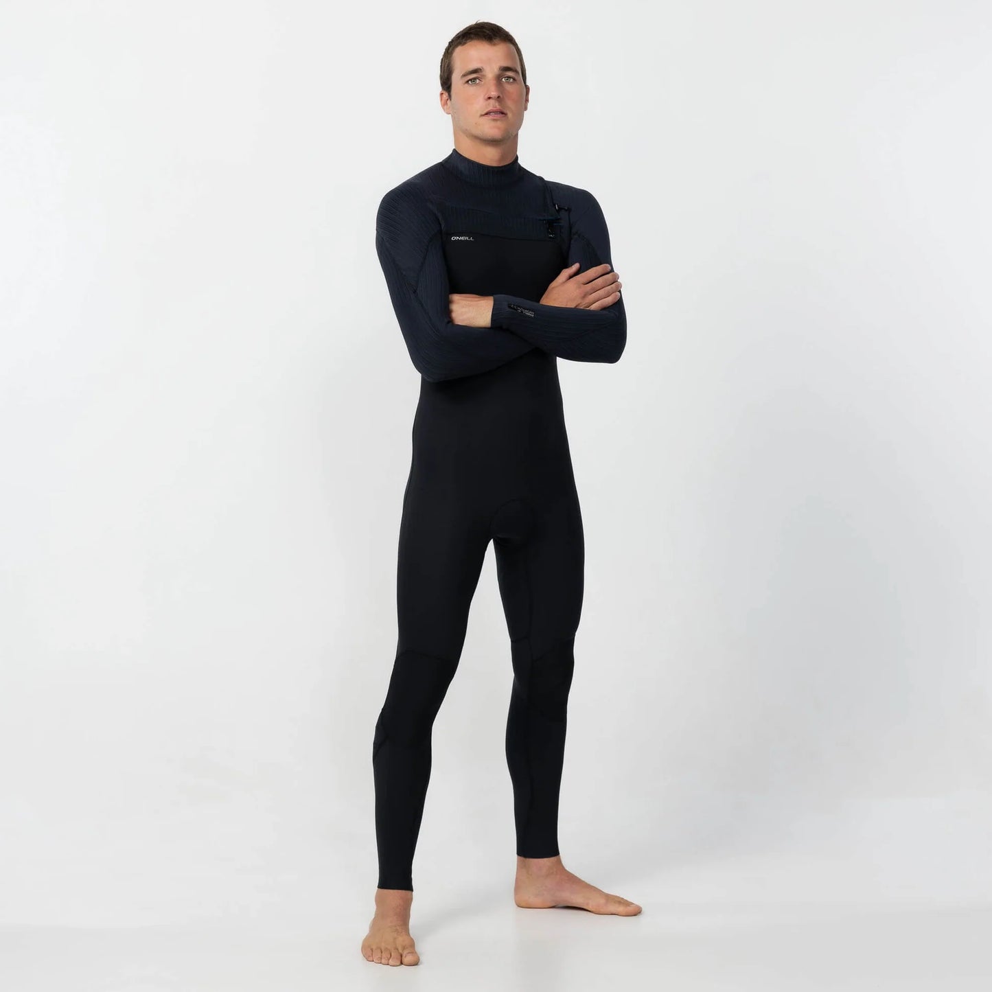 O'NEILL Hyperfreak 2/2mm Steamer Chest Zip Wetsuit - Black