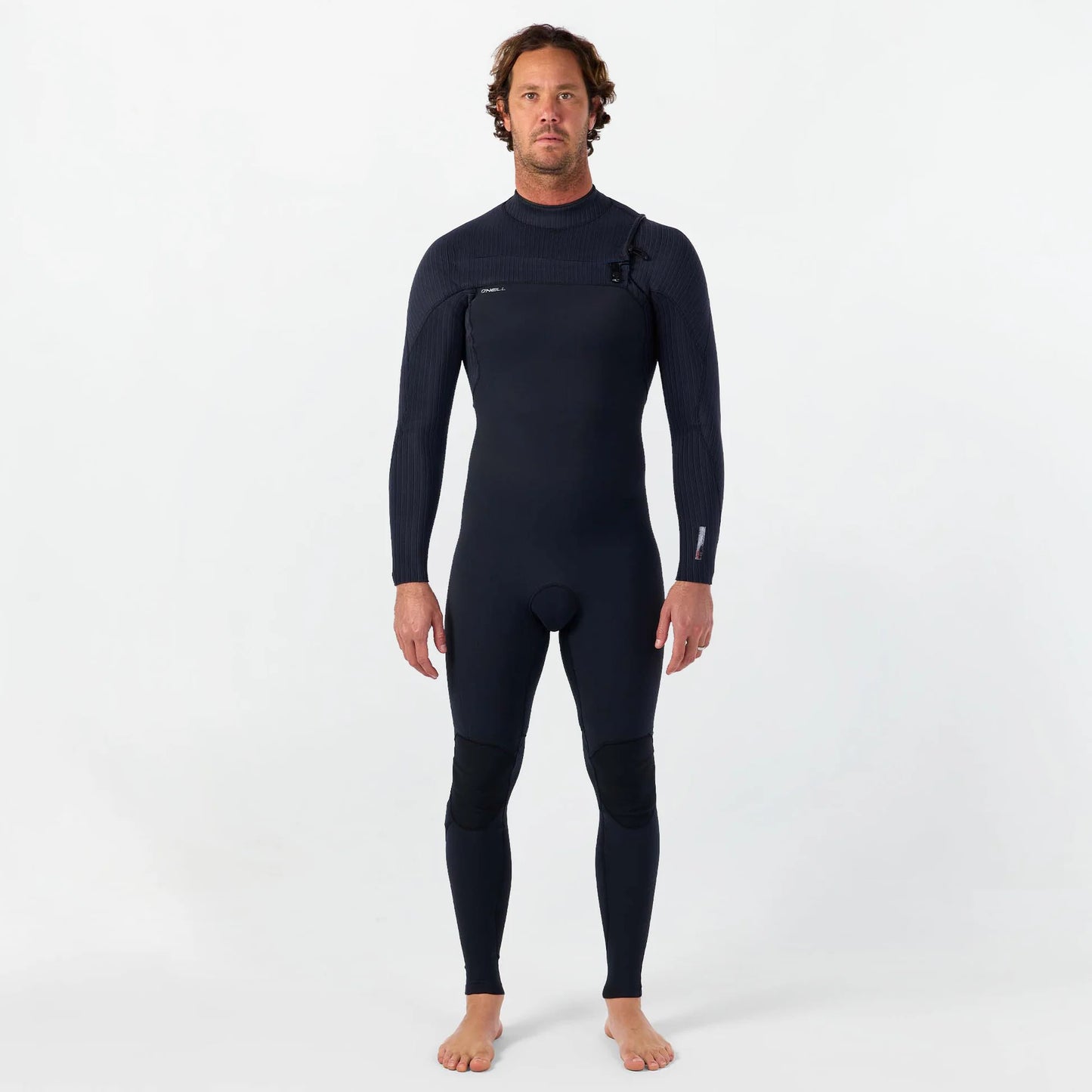 O'NEILL HyperFreak 3/2+ Steamer Chest Zip Wetsuit - Black
