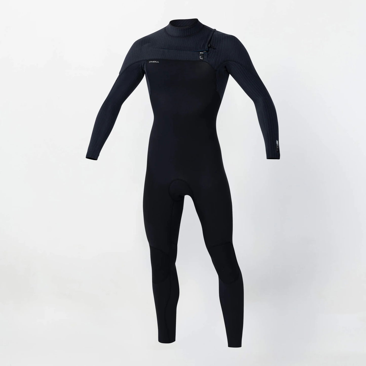 O'NEILL HyperFreak 3/2+ Steamer Chest Zip Wetsuit - Black