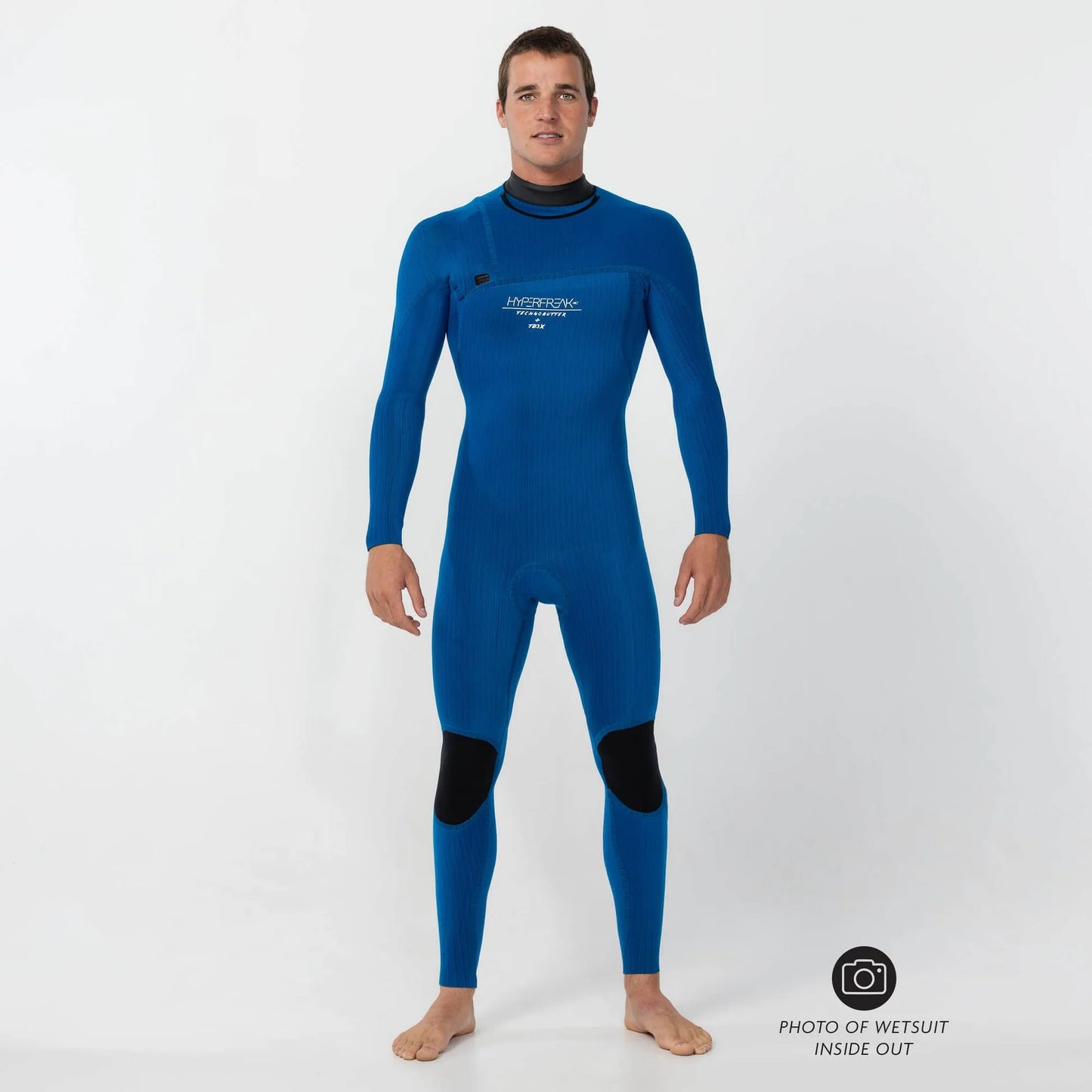 O'NEILL Hyperfreak 2/2mm Steamer Chest Zip Wetsuit - Black