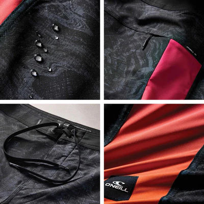 O'NEILL - HyperFreak Tech Panel 18" Boardshort - Black