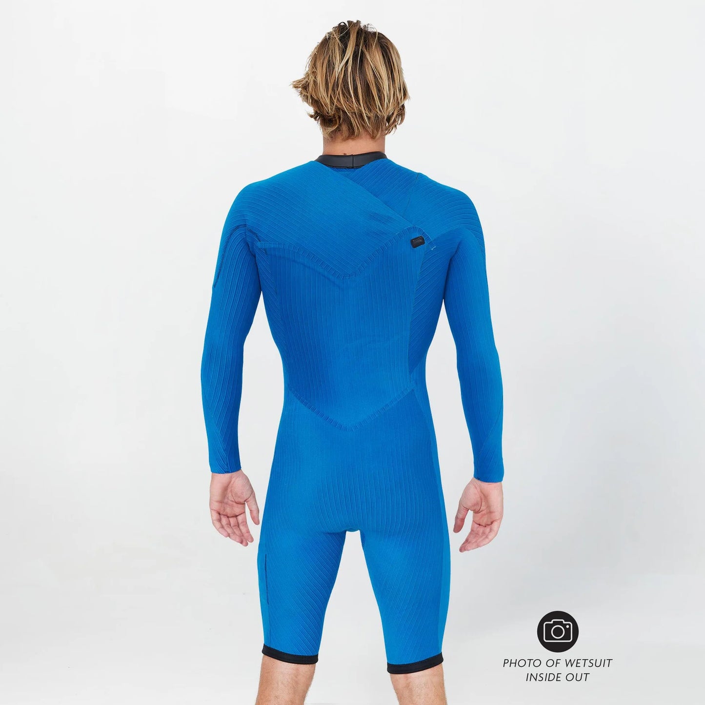 O'NEILL - Men's HyperX 2mm Long Sleeve Zipless Spring Suit - Carbon Blue