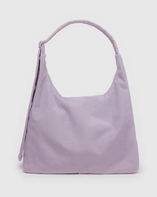 BAGGU - Large Nylon Shoulder Bag - DUSTY PINK