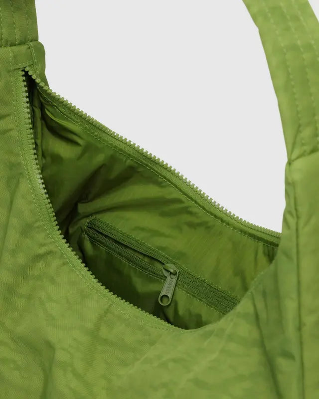 BAGGU - Large Nylon Shoulder Bag - Green Juice