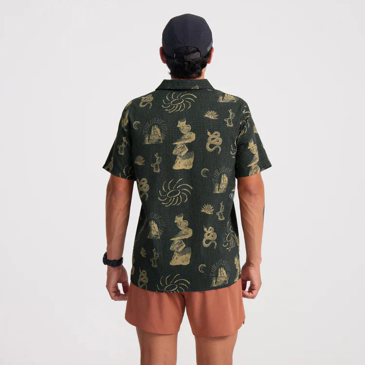 ROARK - Bless Up Breathable Stretch Shirt - Onyx