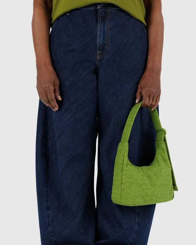 BAGGU - Mini Nylon Shoulder Bag - Green Juice