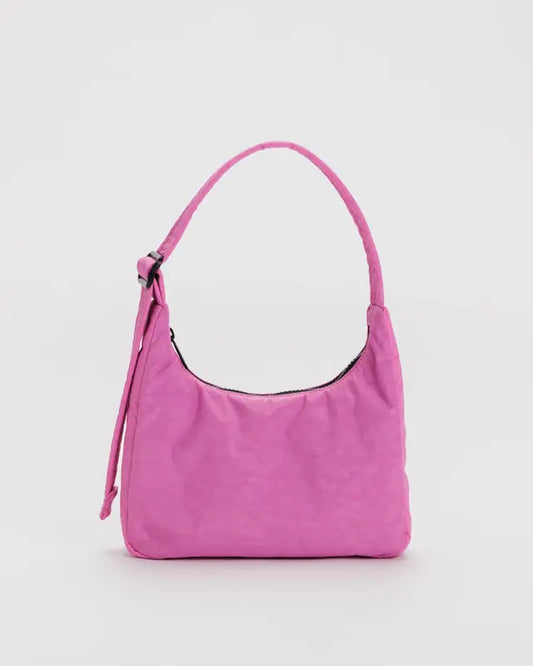 BAGGU - Mini Nylon Shoulder Bag - Extra Pink
