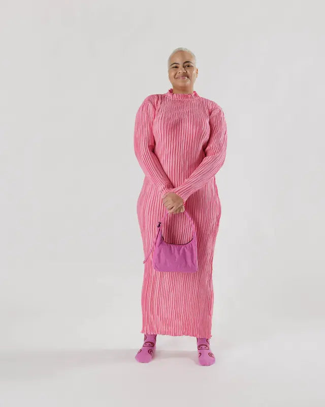 BAGGU - Mini Nylon Shoulder Bag - Extra Pink