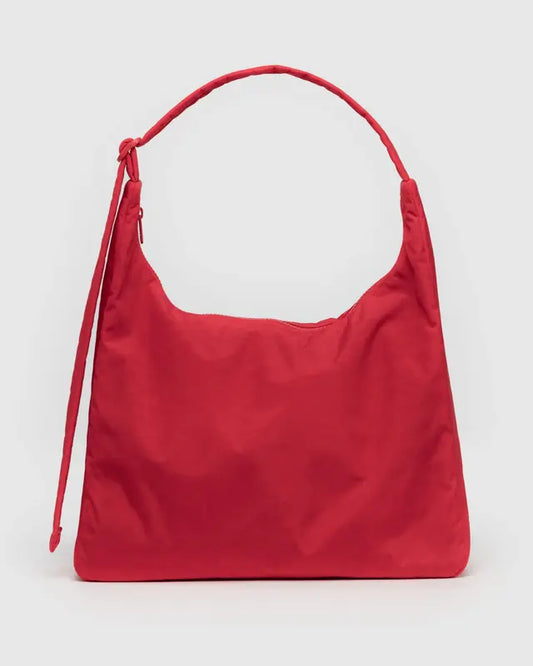 BAGGU - Large Nylon Shoulder Bag - Candy Apple Red