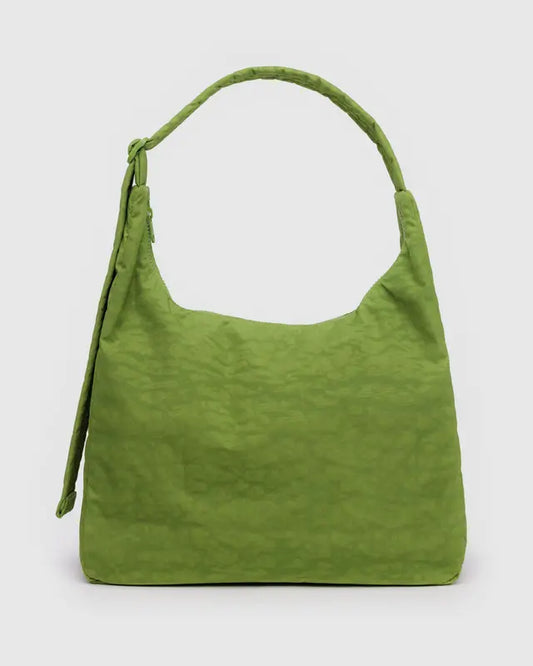 BAGGU - Large Nylon Shoulder Bag - Green Juice