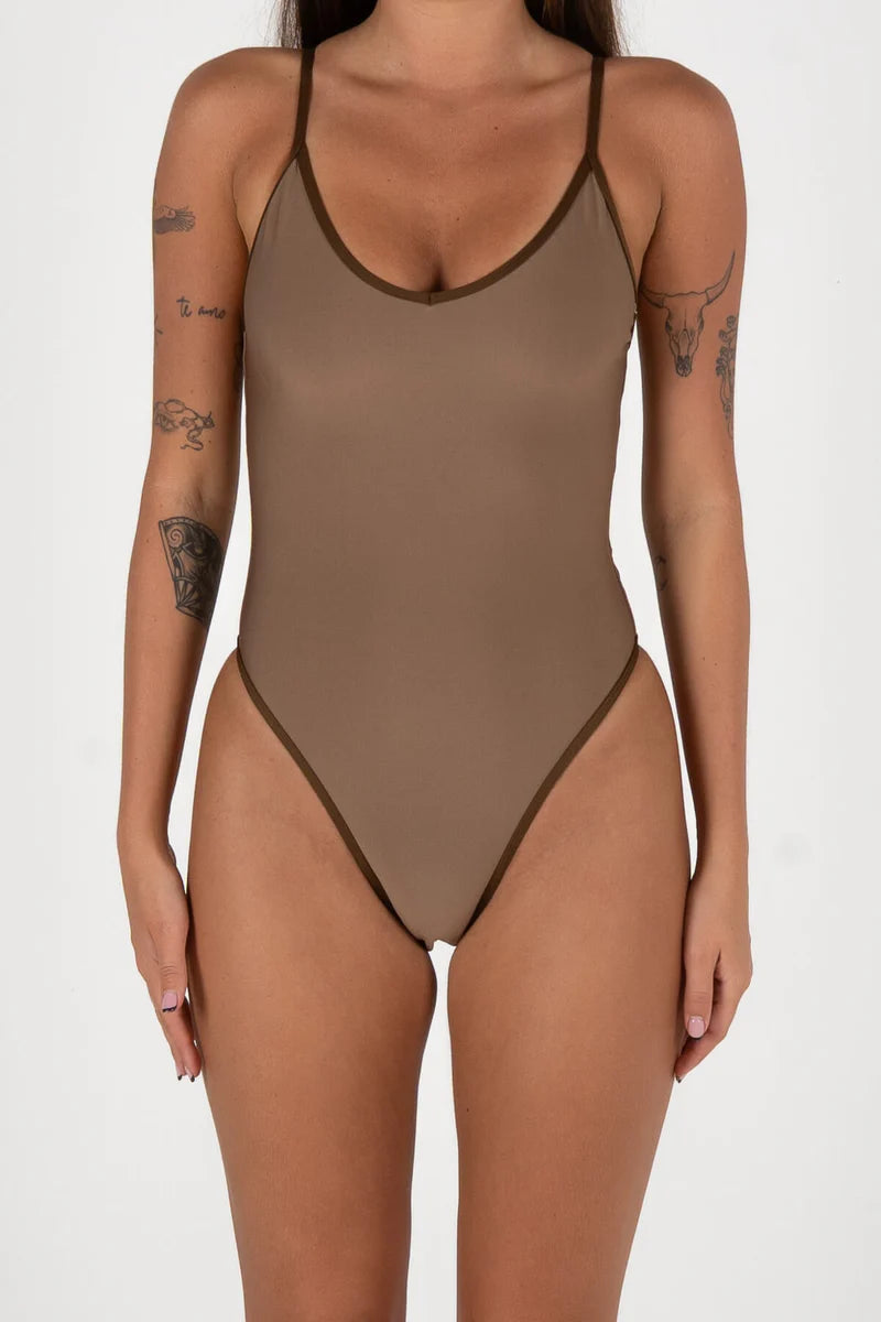 INNER RELM - Poolside One Piece - Coco