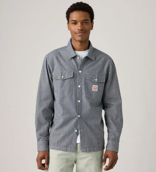 LEVI'S - Mens L/S Worker Shirt - STRIPE