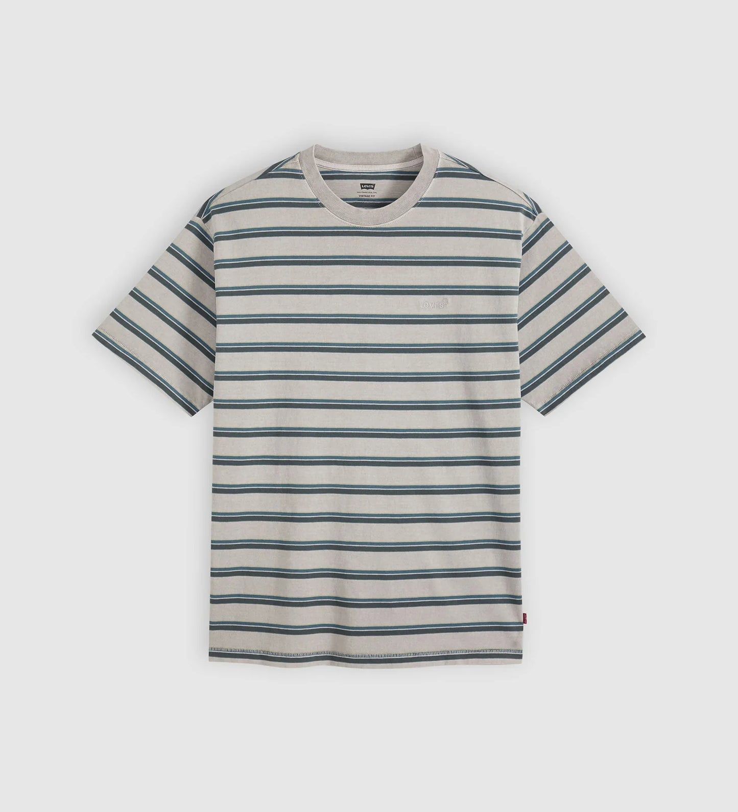 LEVI'S - Men's Red Tab Vintage T- Shirt - MARTIN STRIP DARK SLATE