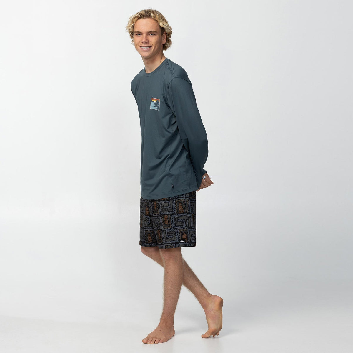 O'NEILL  - Dawn UPF LS Tee -  DARK SLATE